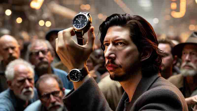 First Look: Adam Driver Stops Time in Francis Ford Coppola's MEGALOPOLIS Teaser, Concept art for illustrative purpose, tags: die zeit - Monok